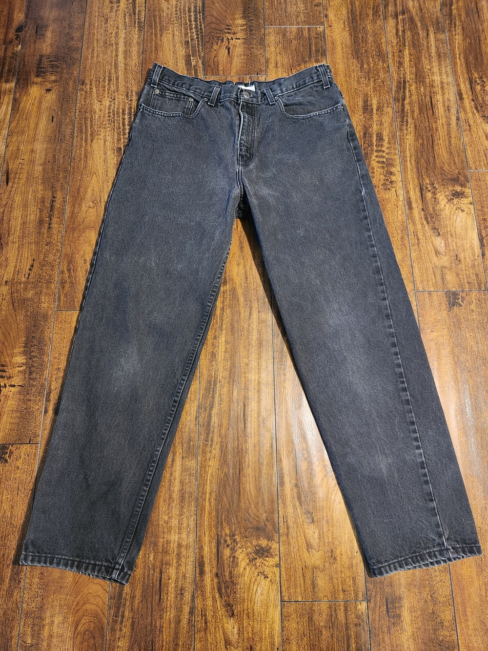 Canyon River Blues Men's Relaxed Jeans in Washed Black 36x30